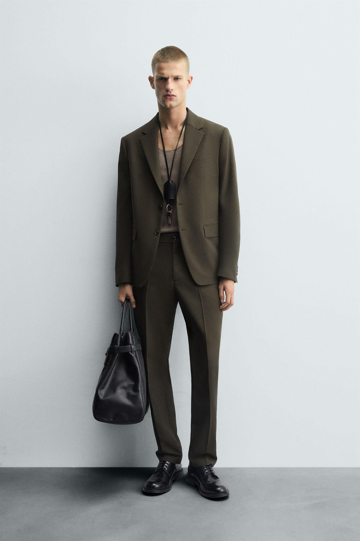 SLIM FIT SUIT PANTS