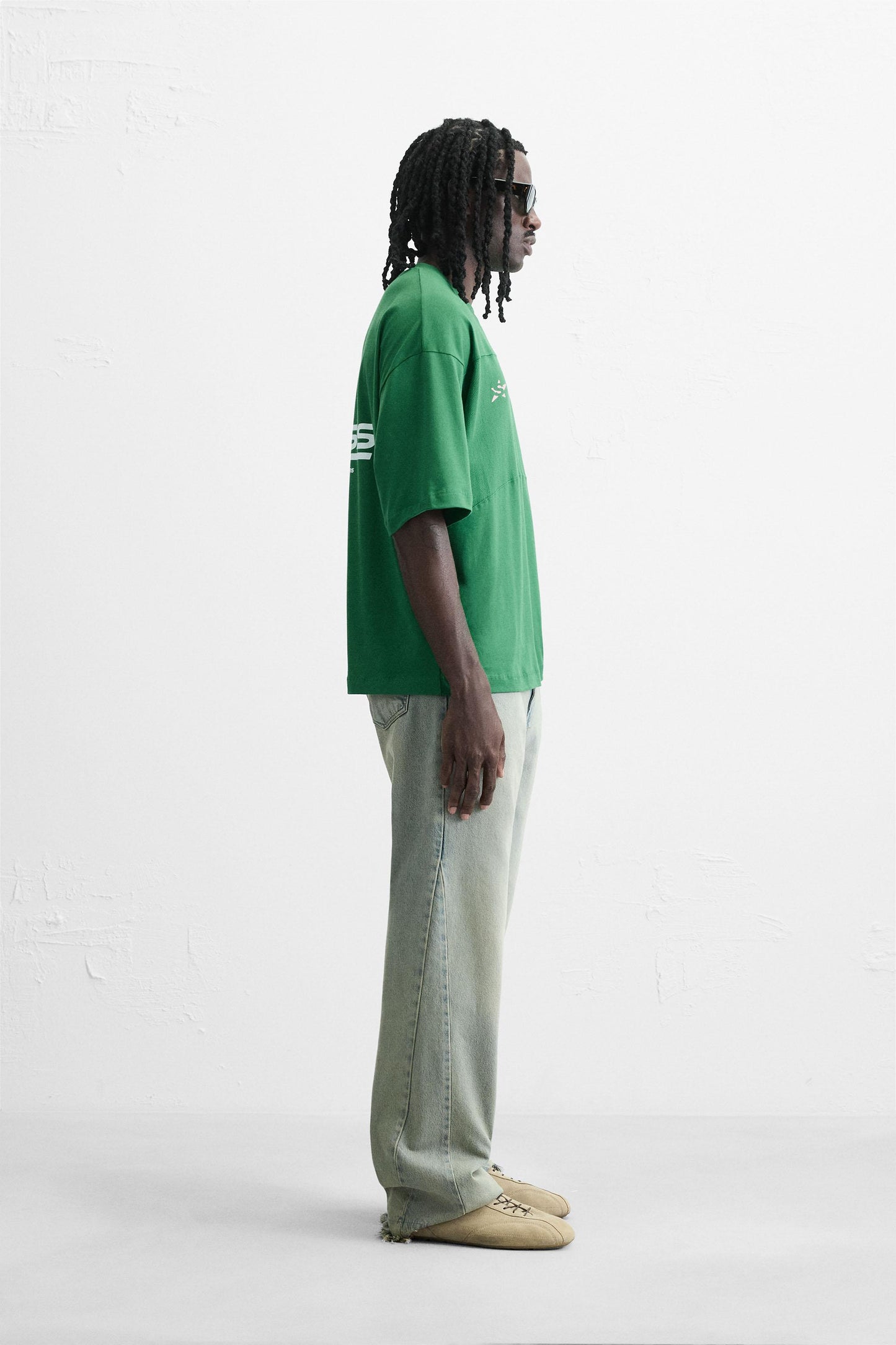 MESH STRIPE T-SHIRT