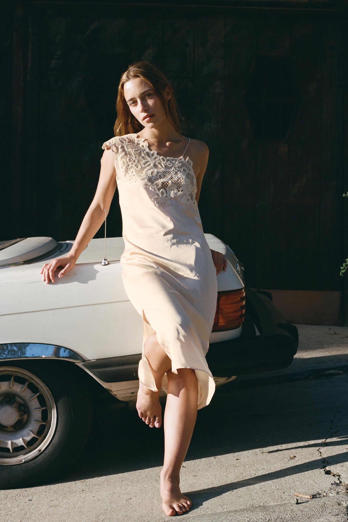 LIMITED EDITION ASYMMETRIC CROCHET DRESS