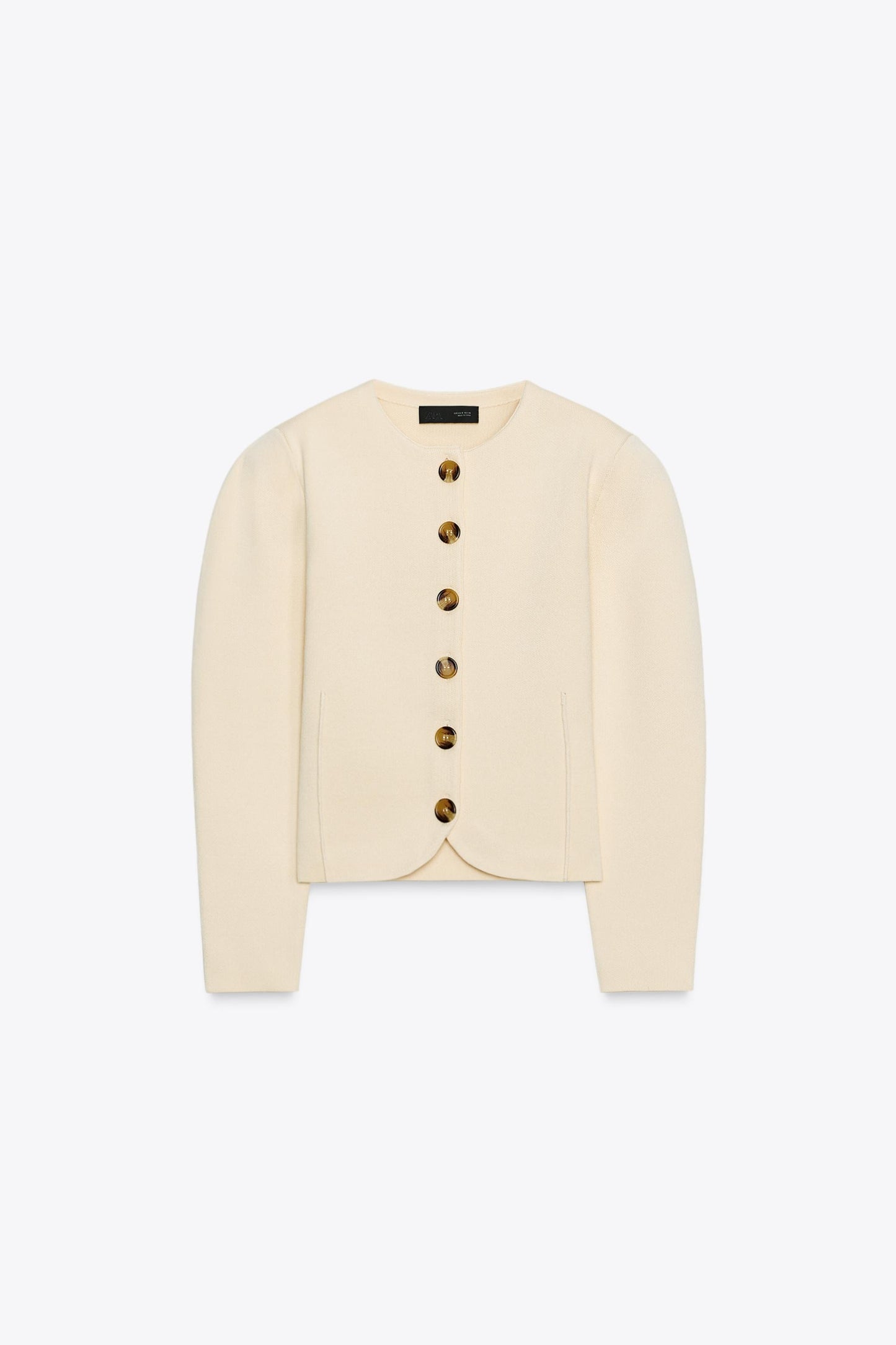 FITTED CARDIGAN WITH BUTTONS