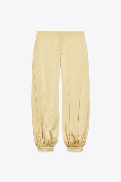 ZW COLLECTION SATIN BALLOON PANTS
