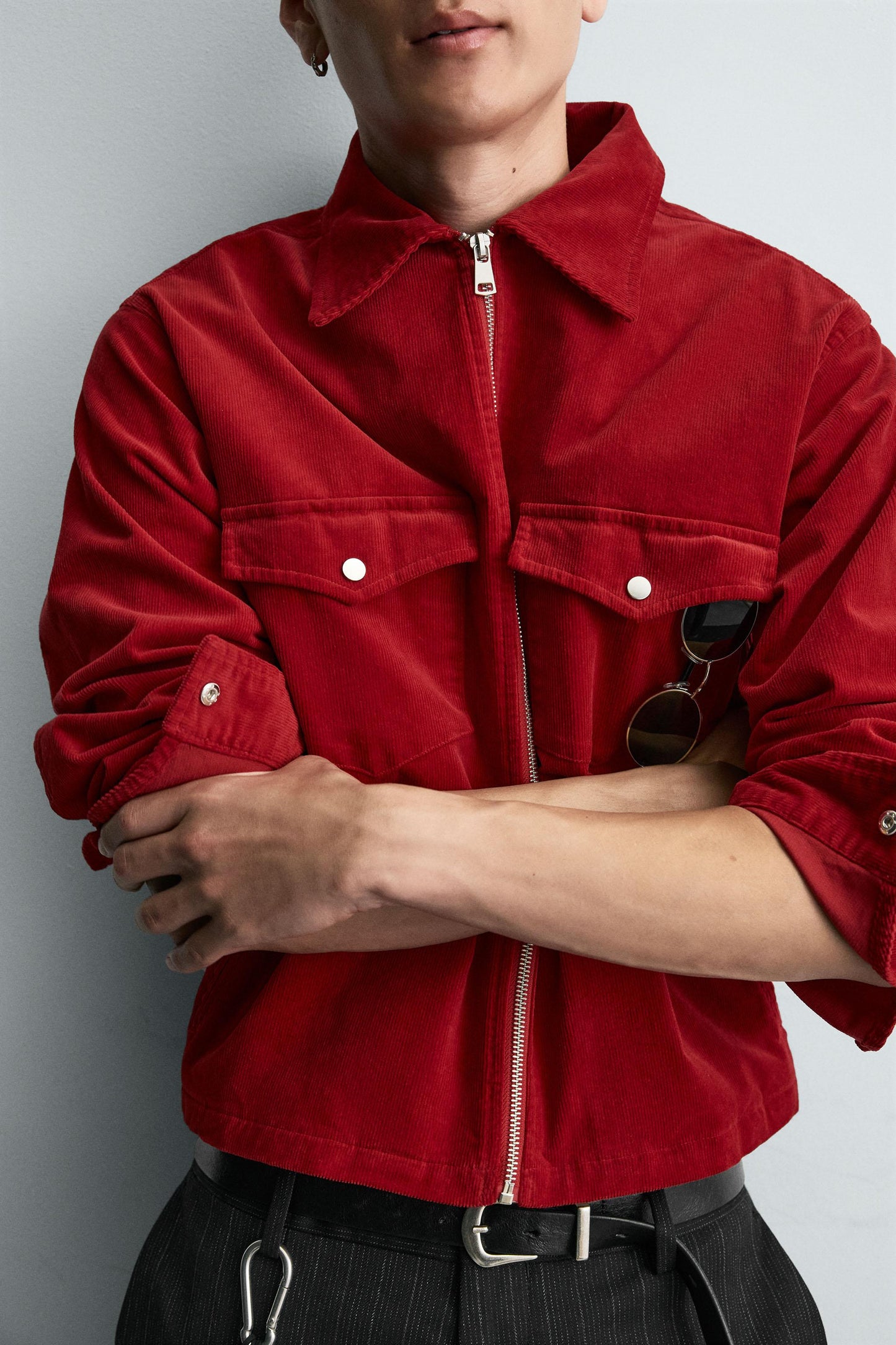 BOXY FIT CORDUROY OVERSHIRT