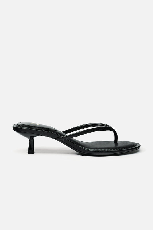 KITTEN HEEL SANDALS