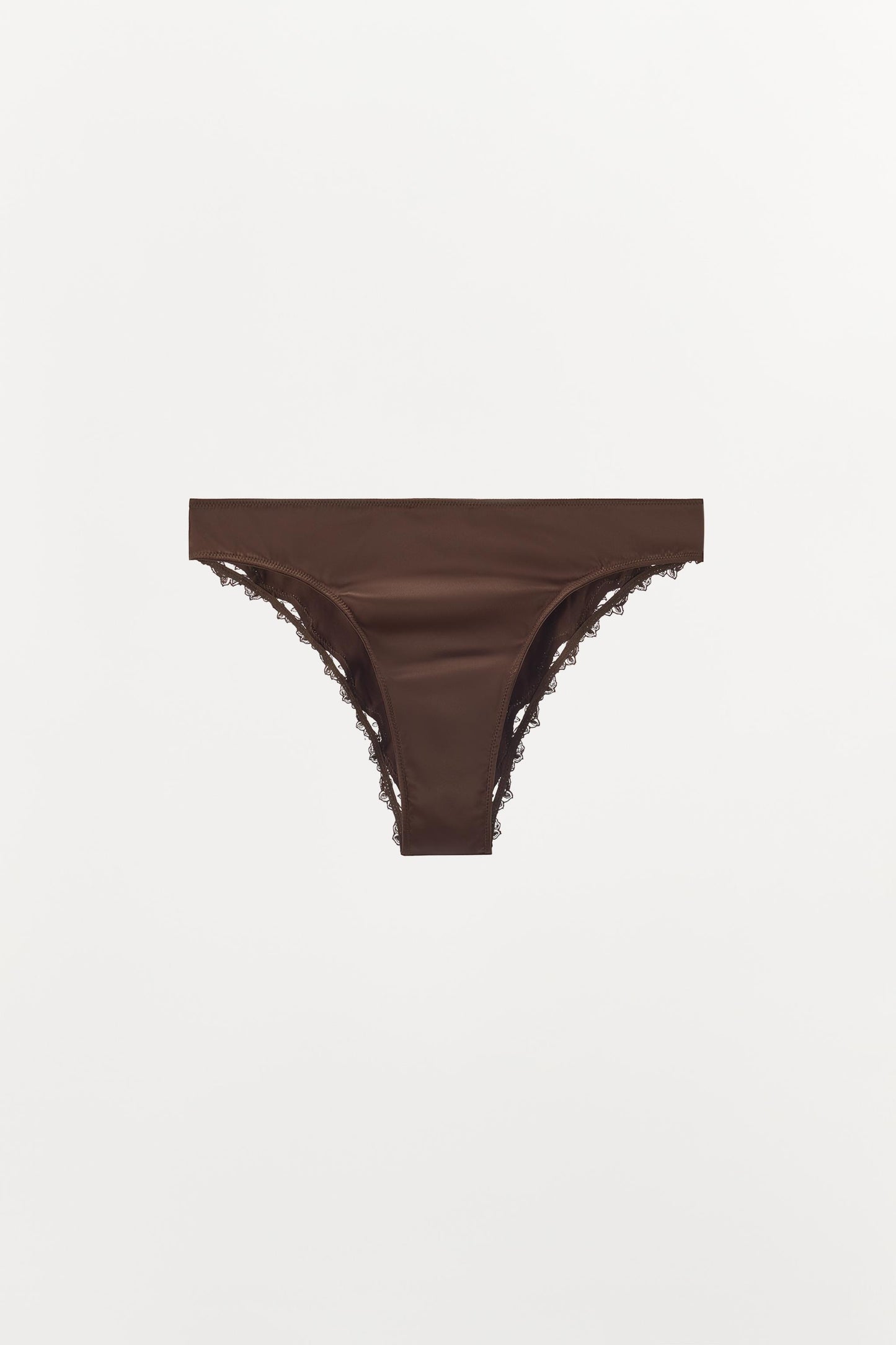 SATIN EFFECT LACE PANTIES