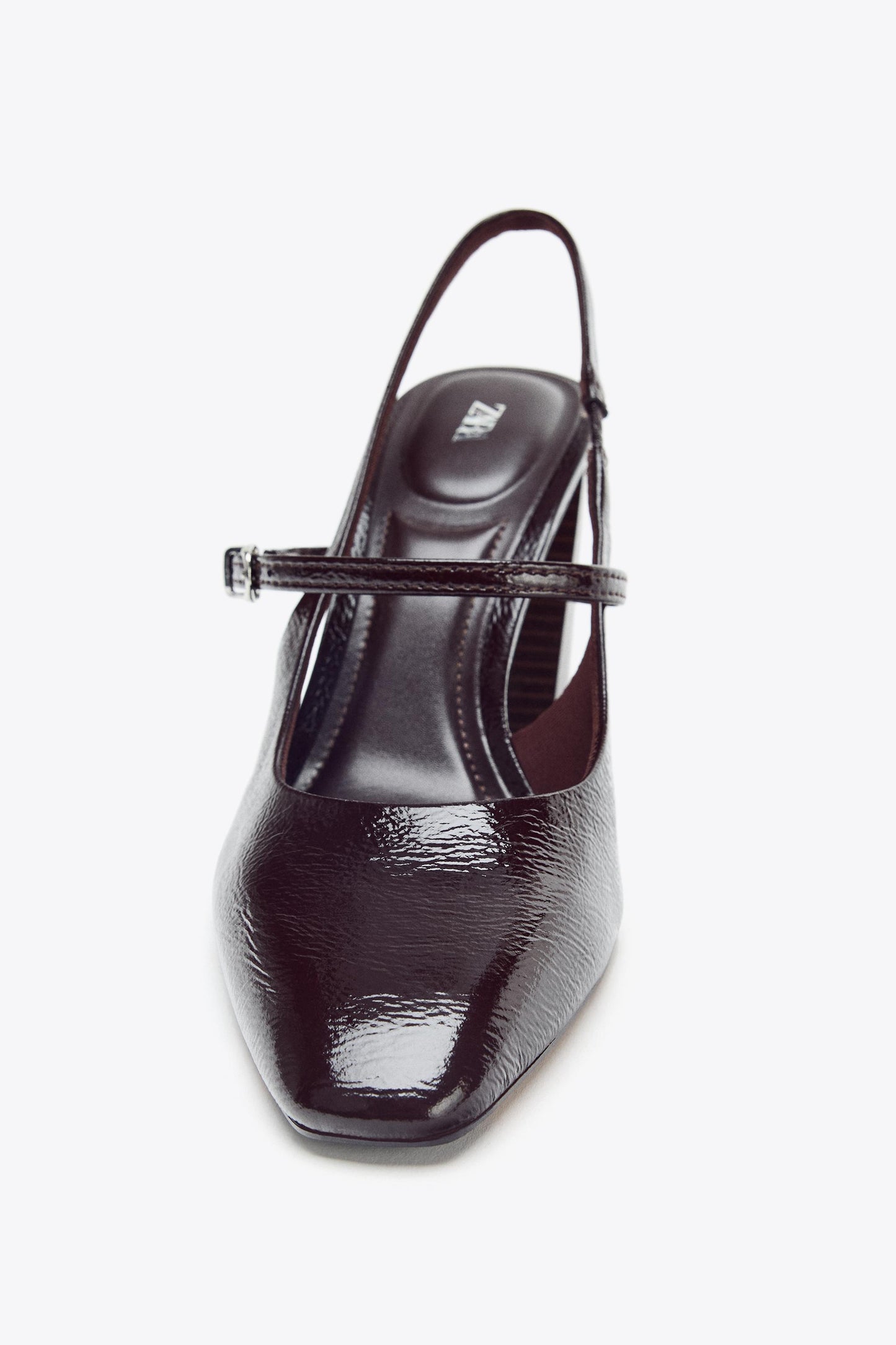 PATENT FINISH MARY JANE HEELS