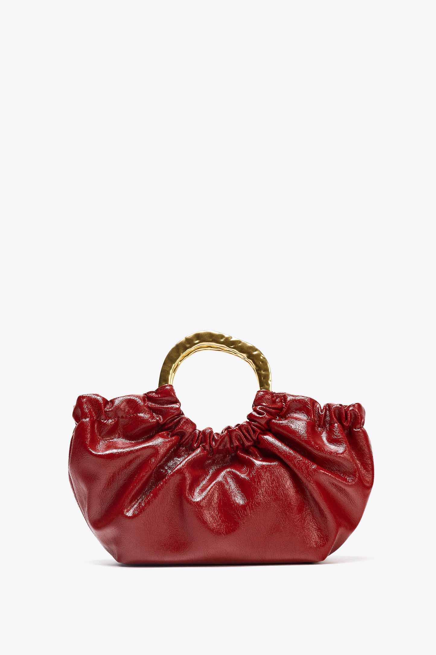 RUCHED HANDBAG