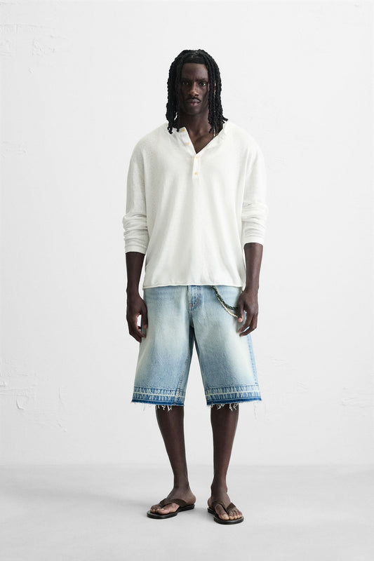 BAGGY FIT DENIM SHORTS