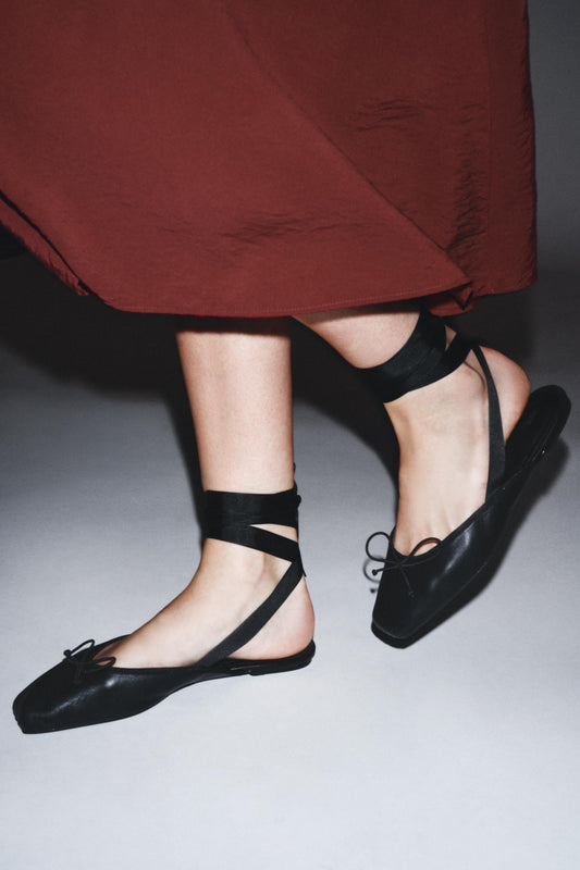 SLINGBACK FLAT BALLET FLATS