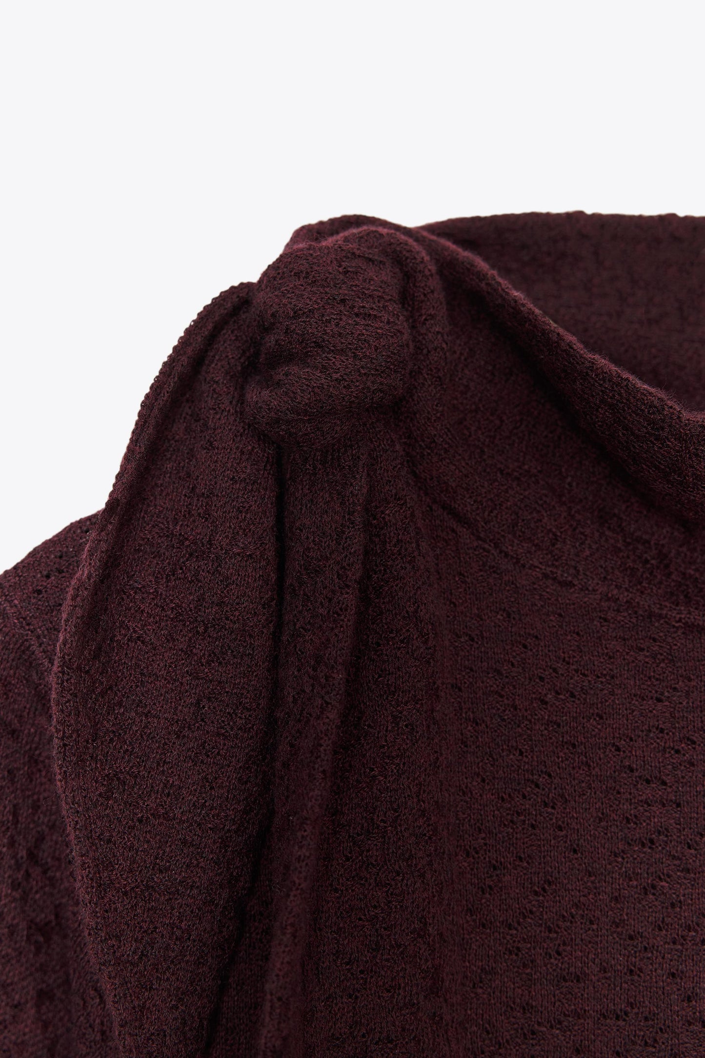 TIED KNIT TOP