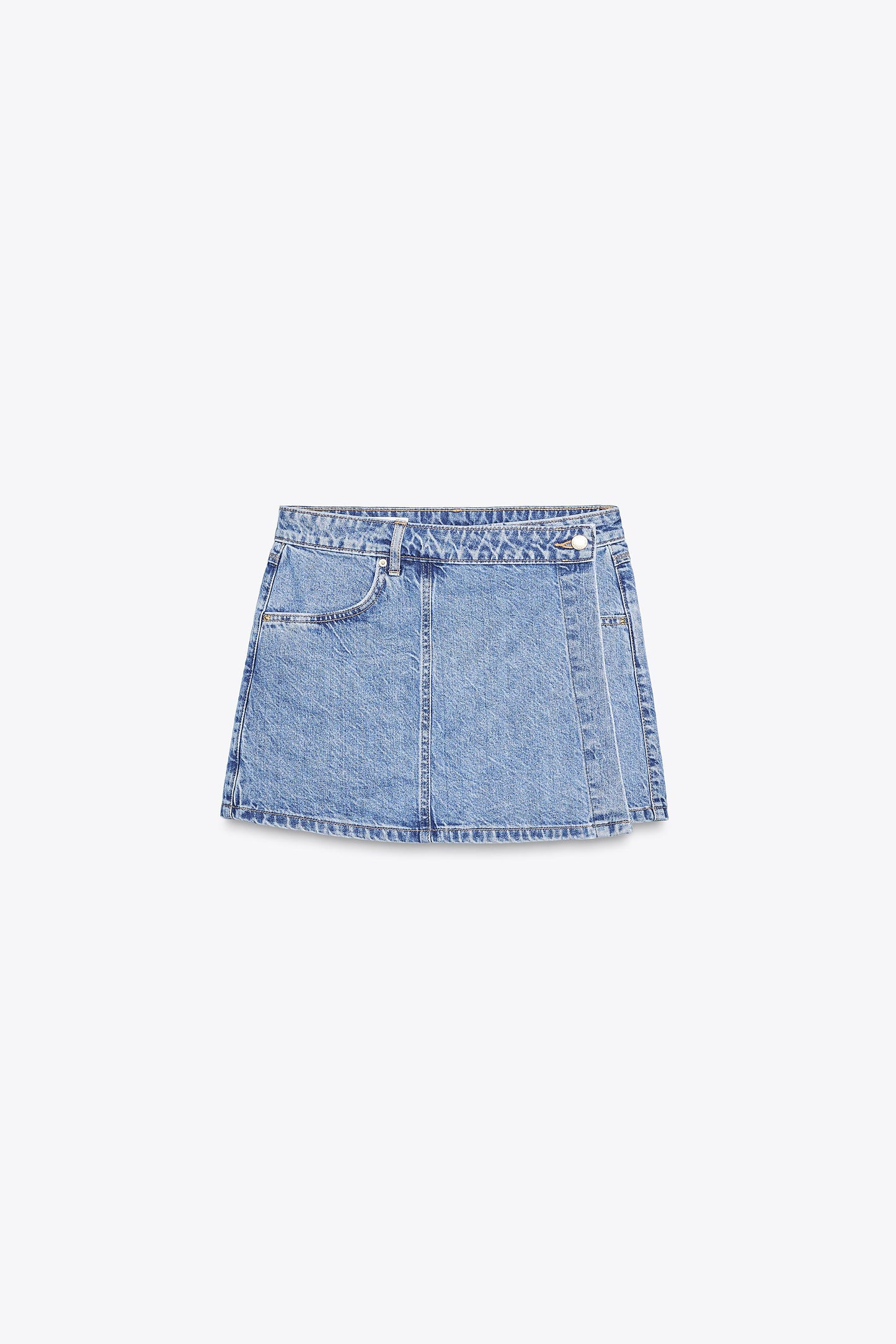 Z1975 WRAP DENIM SKORT