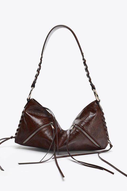 ZIPPER SHOULDER BAG