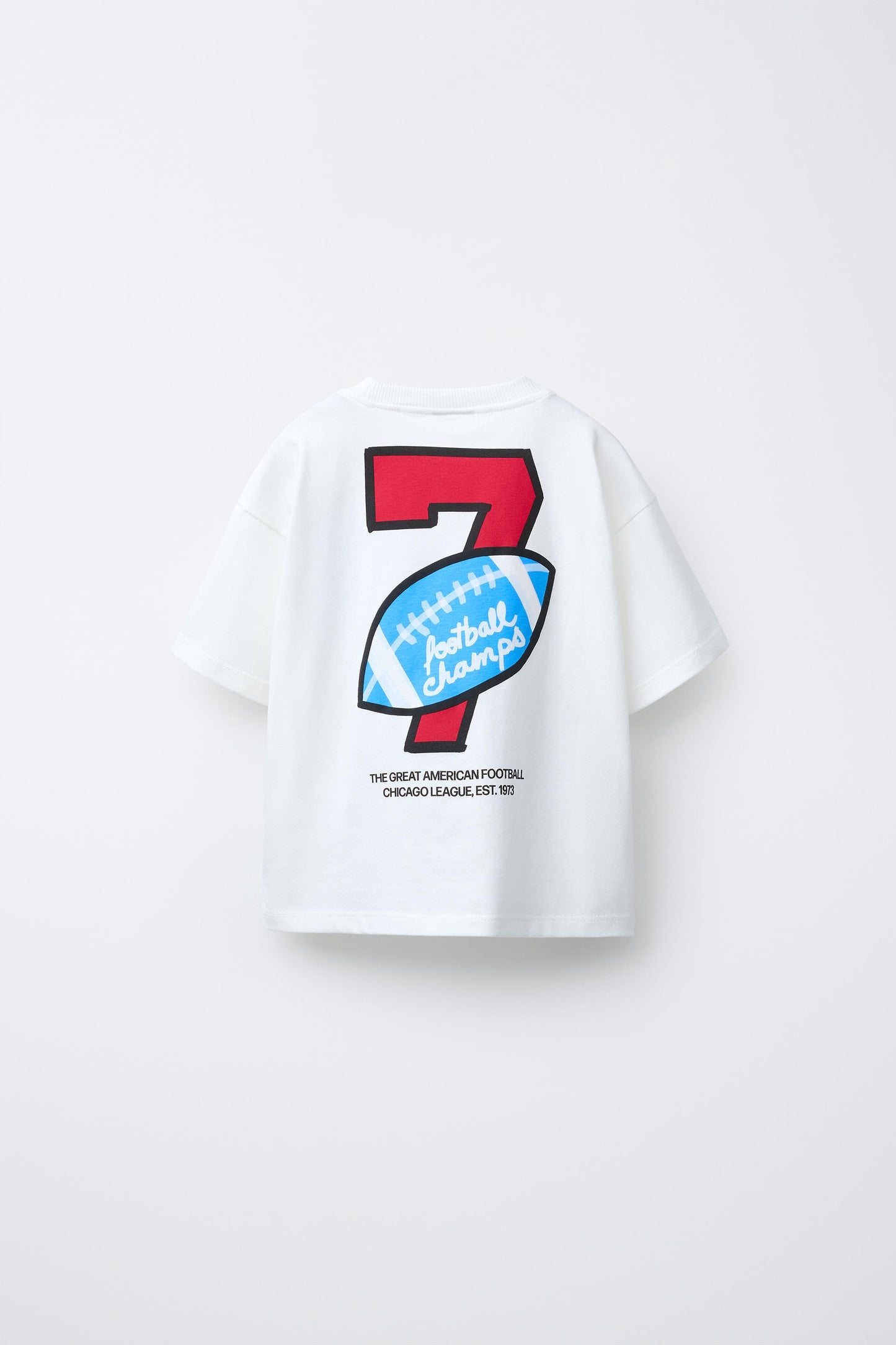 FOOTBALL PRINT T-SHIRT