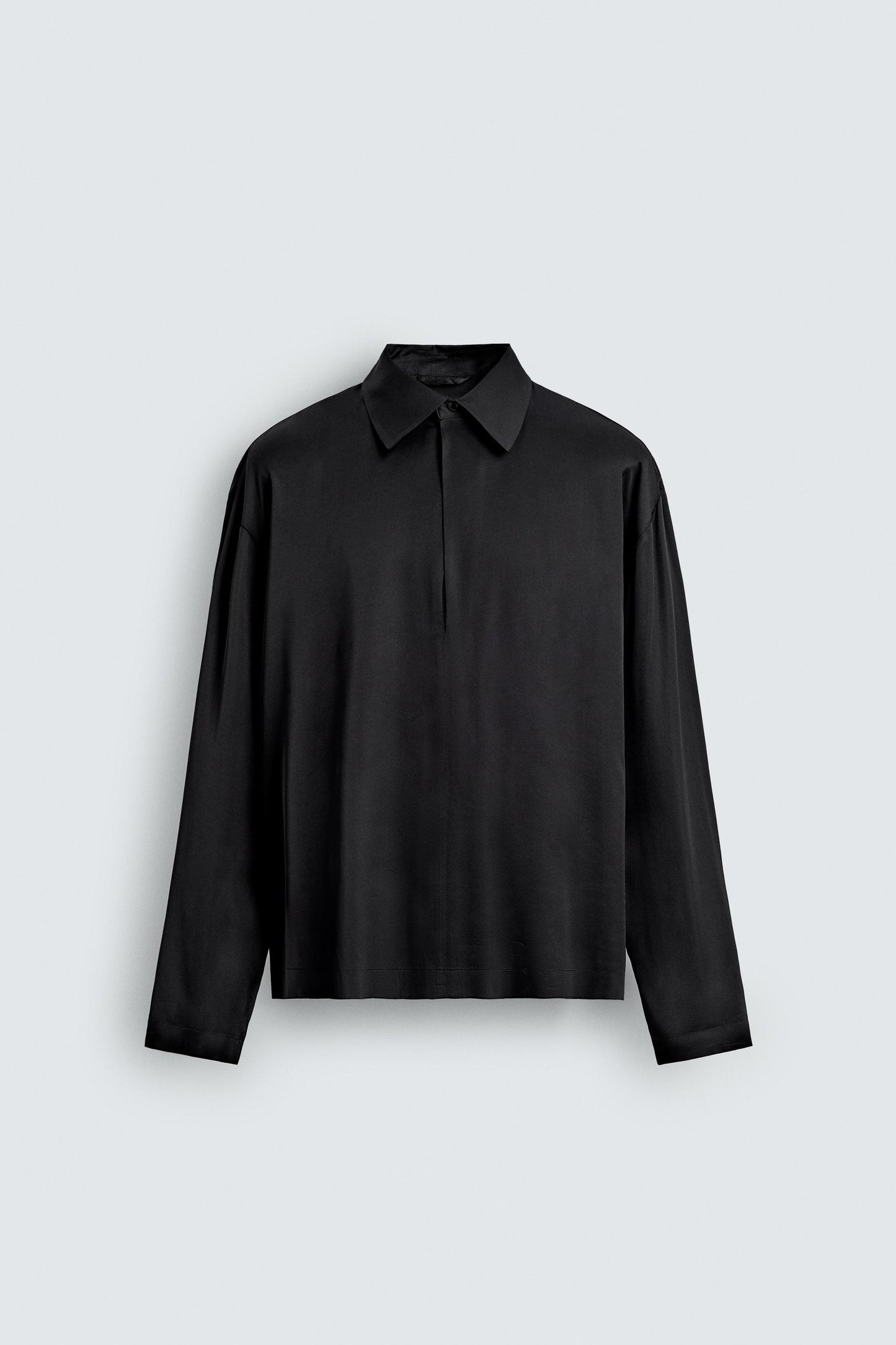 SATIN POLO SHIRT