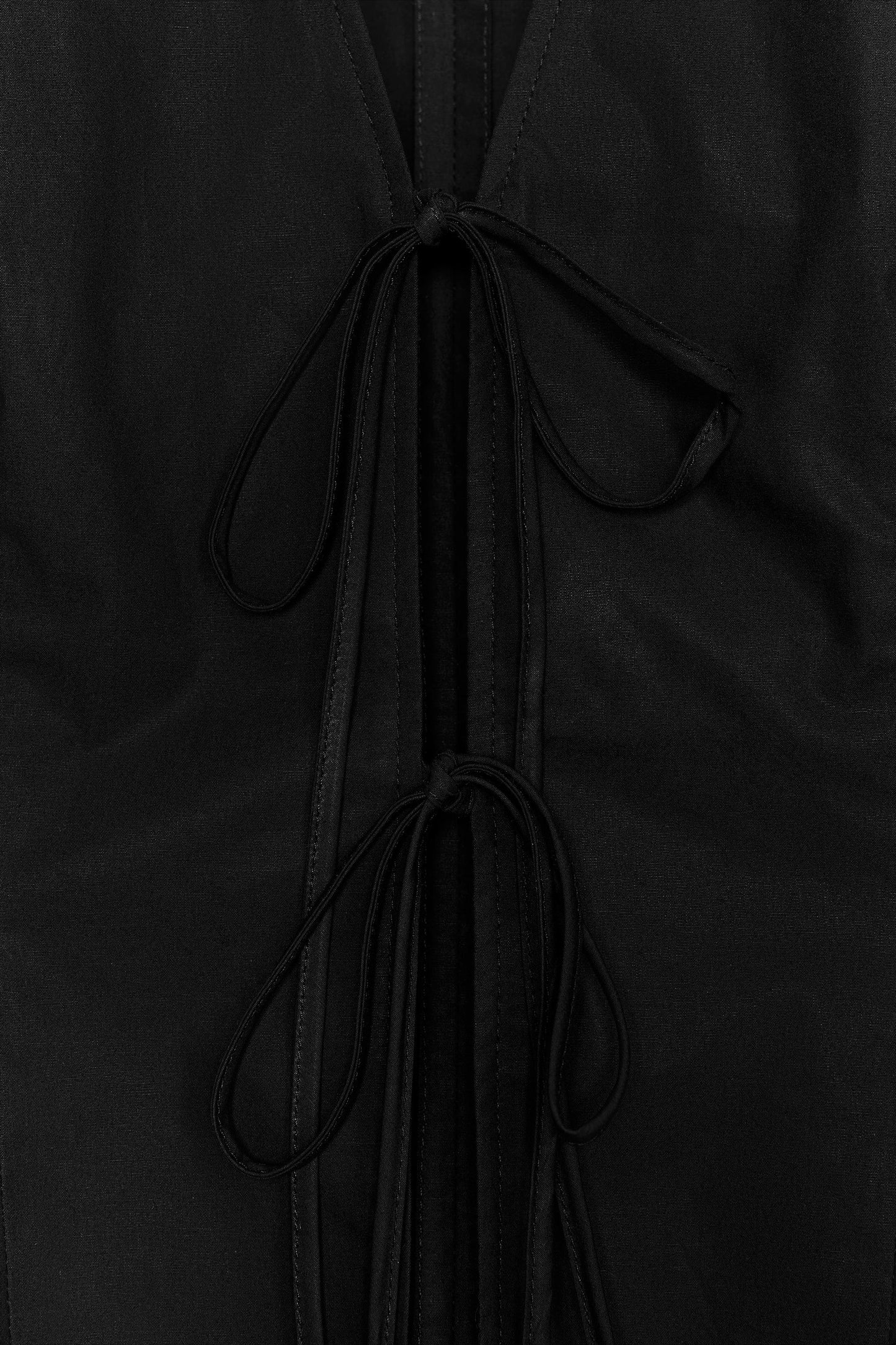 POPLIN SHIRT WITH TIES ZW COLLECTION