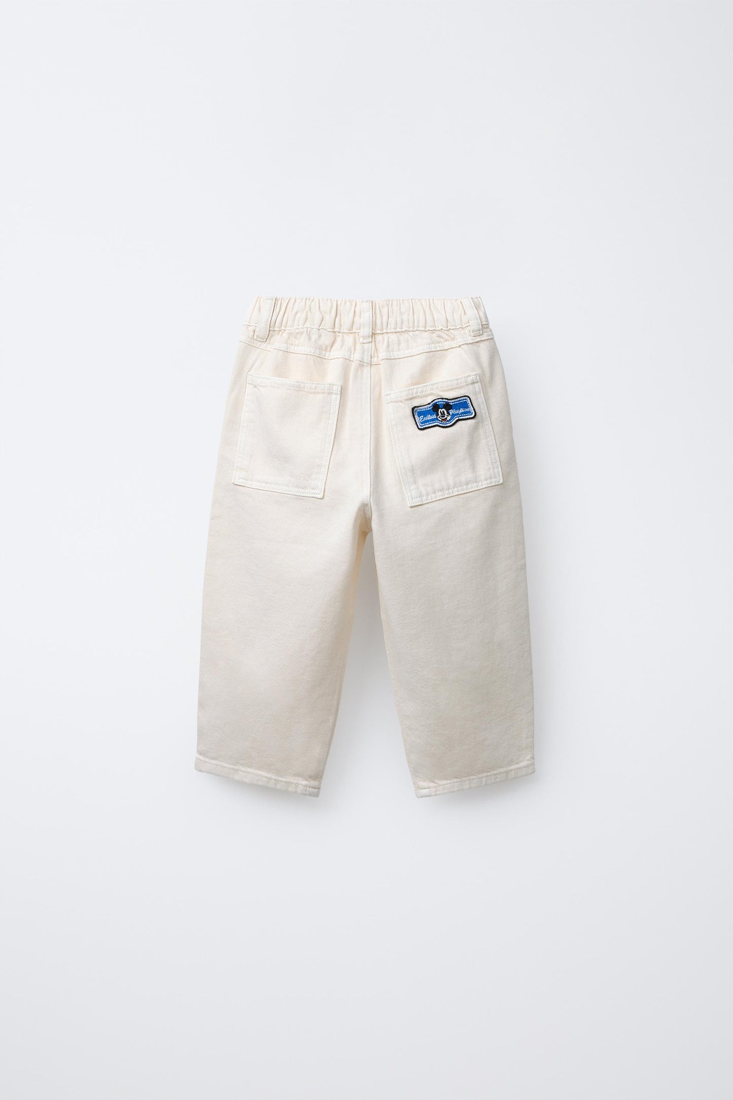 MICKEY MOUSE © DISNEY TWILL BAGGY PANTS WITH PATCHES