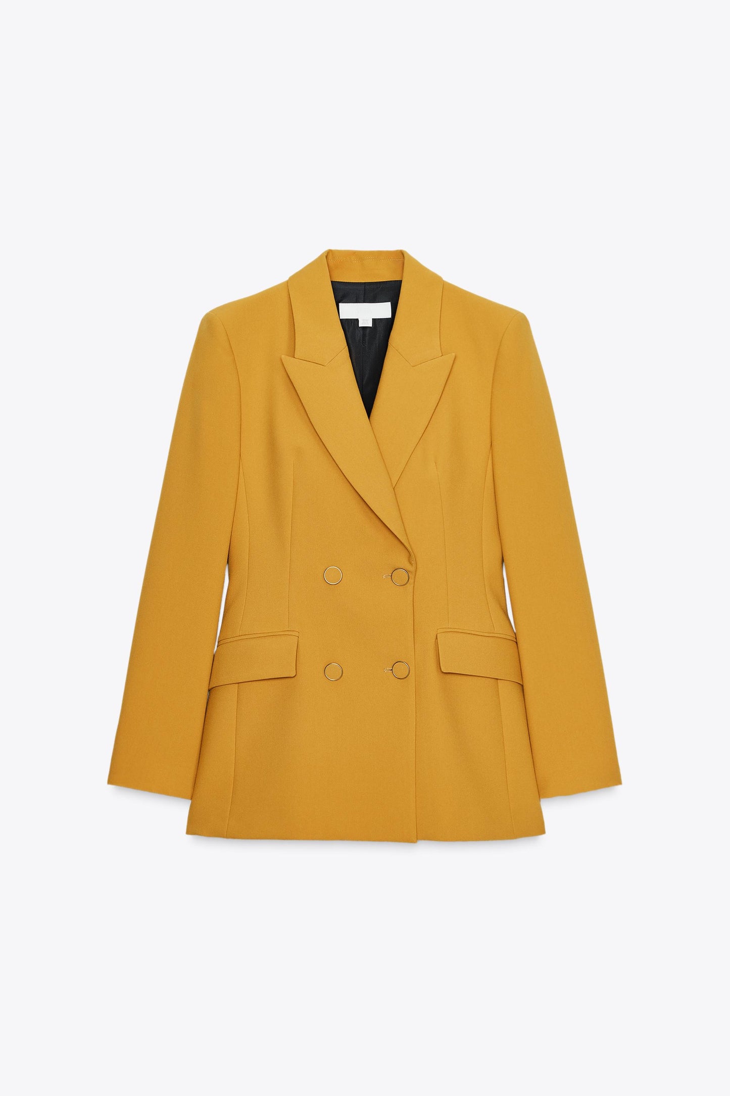 DOUBLE BREASTED BLAZER WITH SHOULDER PADS