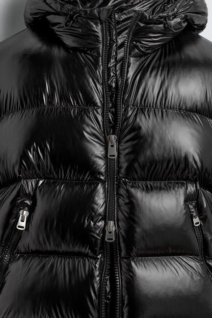 100% FEATHER WATER REPELLENT PUFFER JACKET