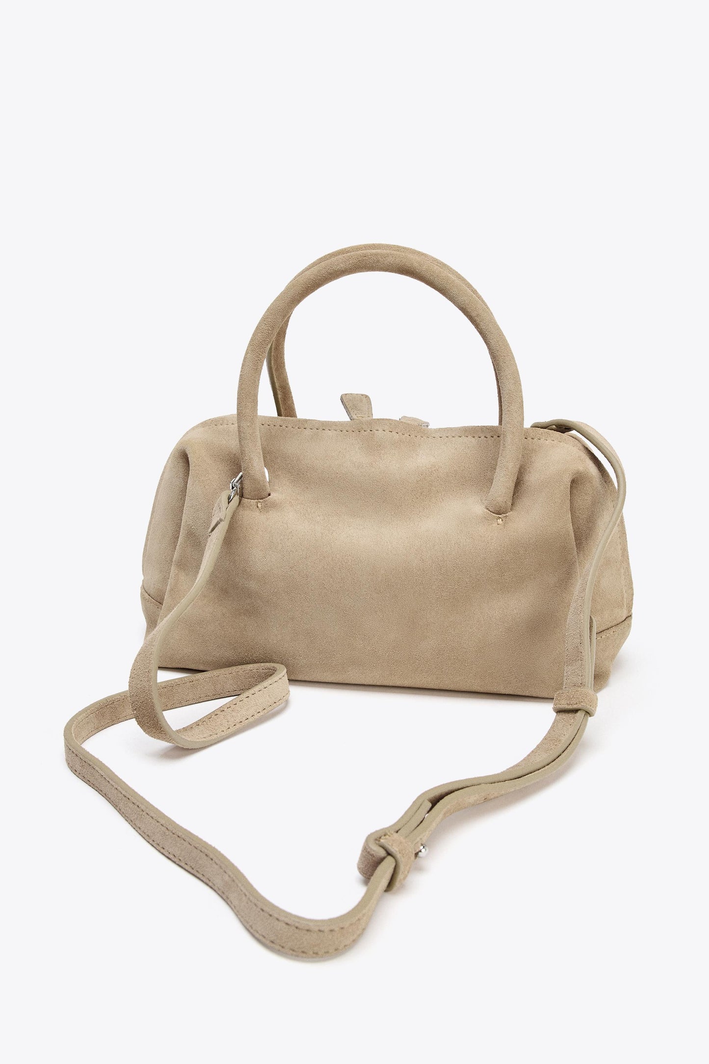 SPLIT LEATHER BOWLING BAG