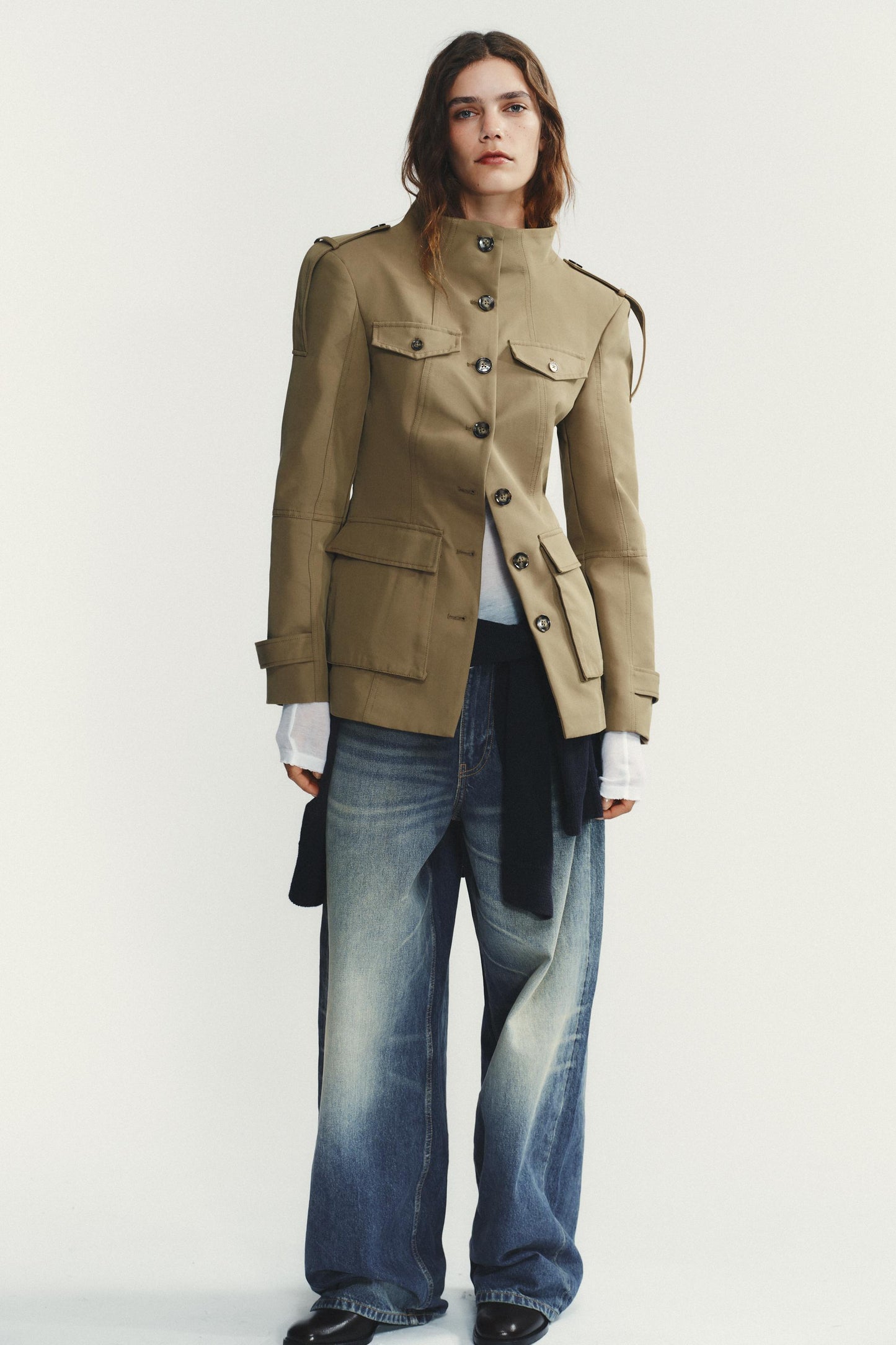 TABBED POCKET JACKET