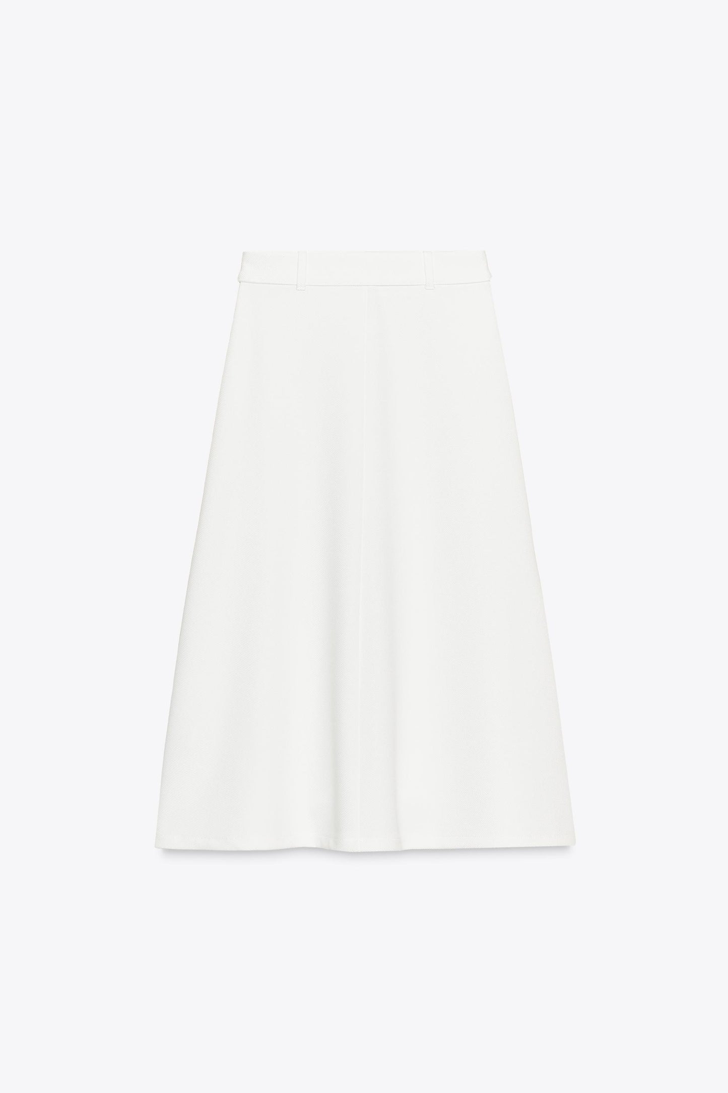 BELTED A-LINE SKIRT