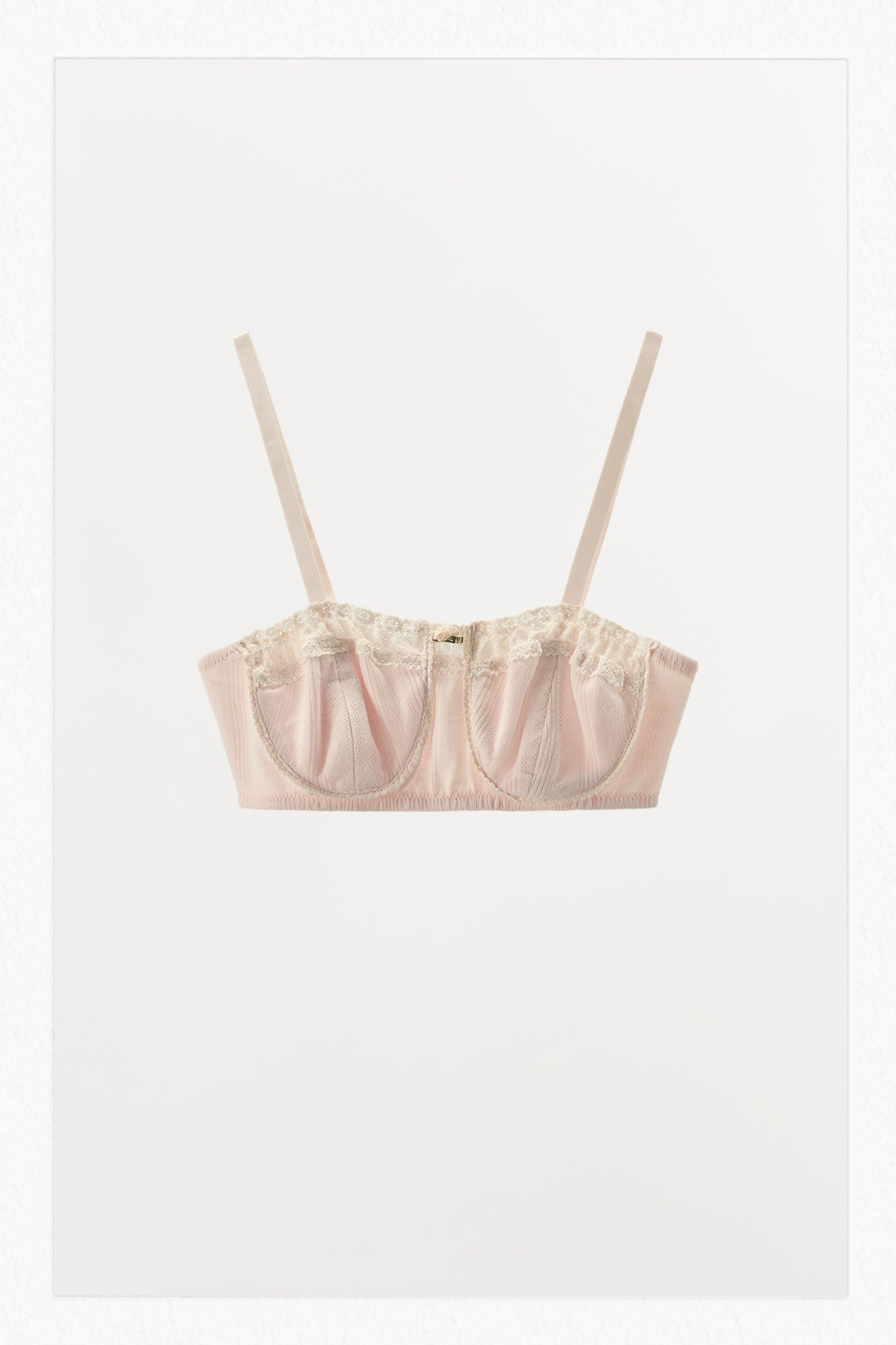 FLOWER POINTELLE BRALETTE
