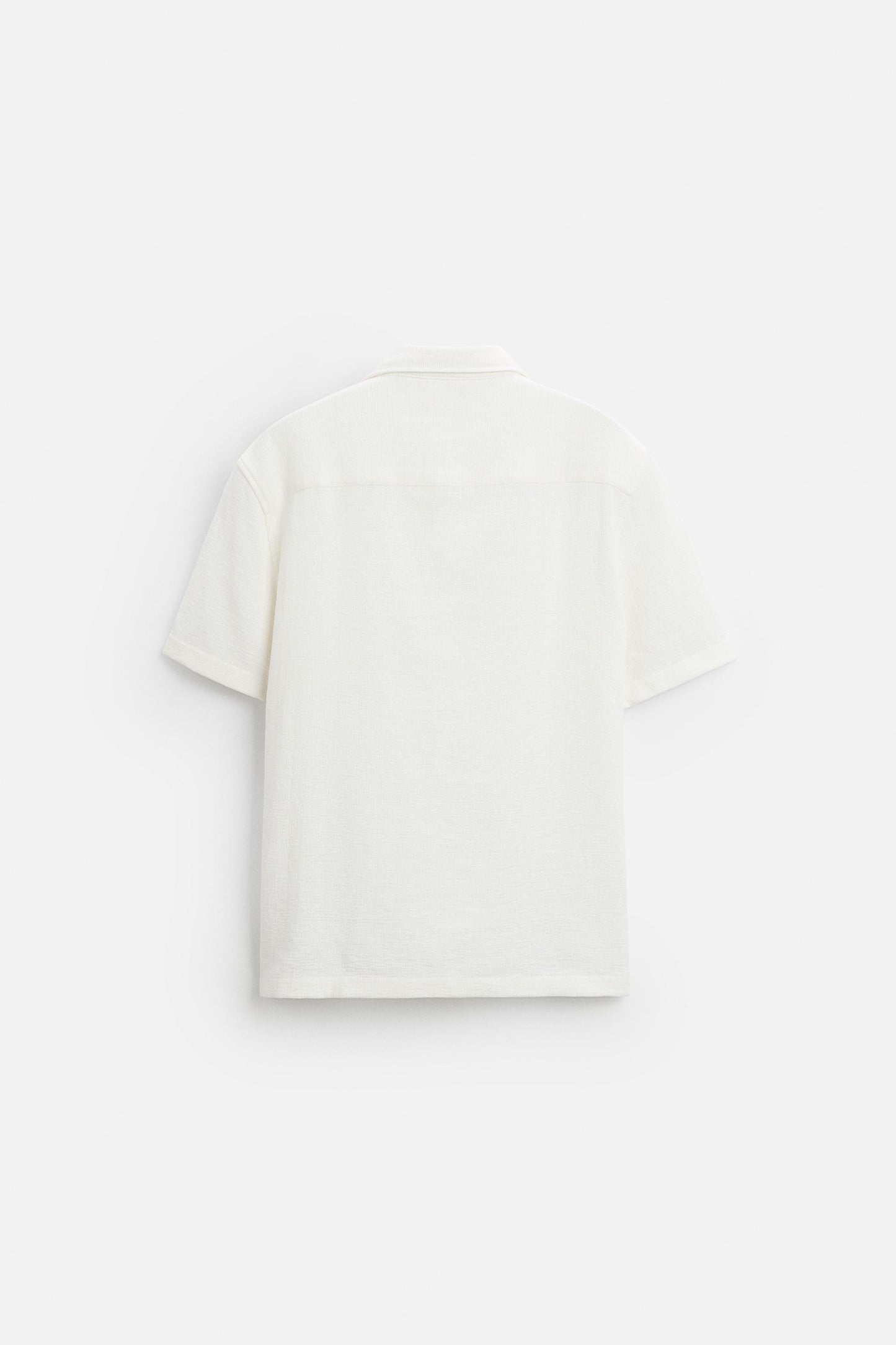 REGULAR FIT TEXTURED SHIRT