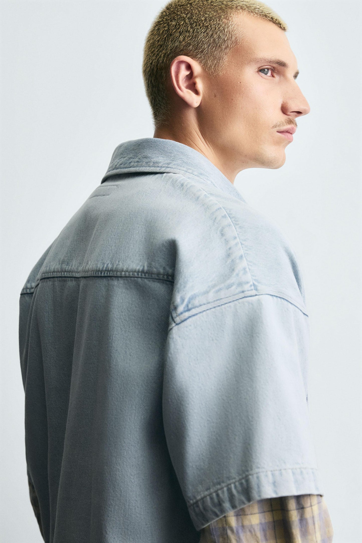 LIGHT DENIM POLO SHIRT