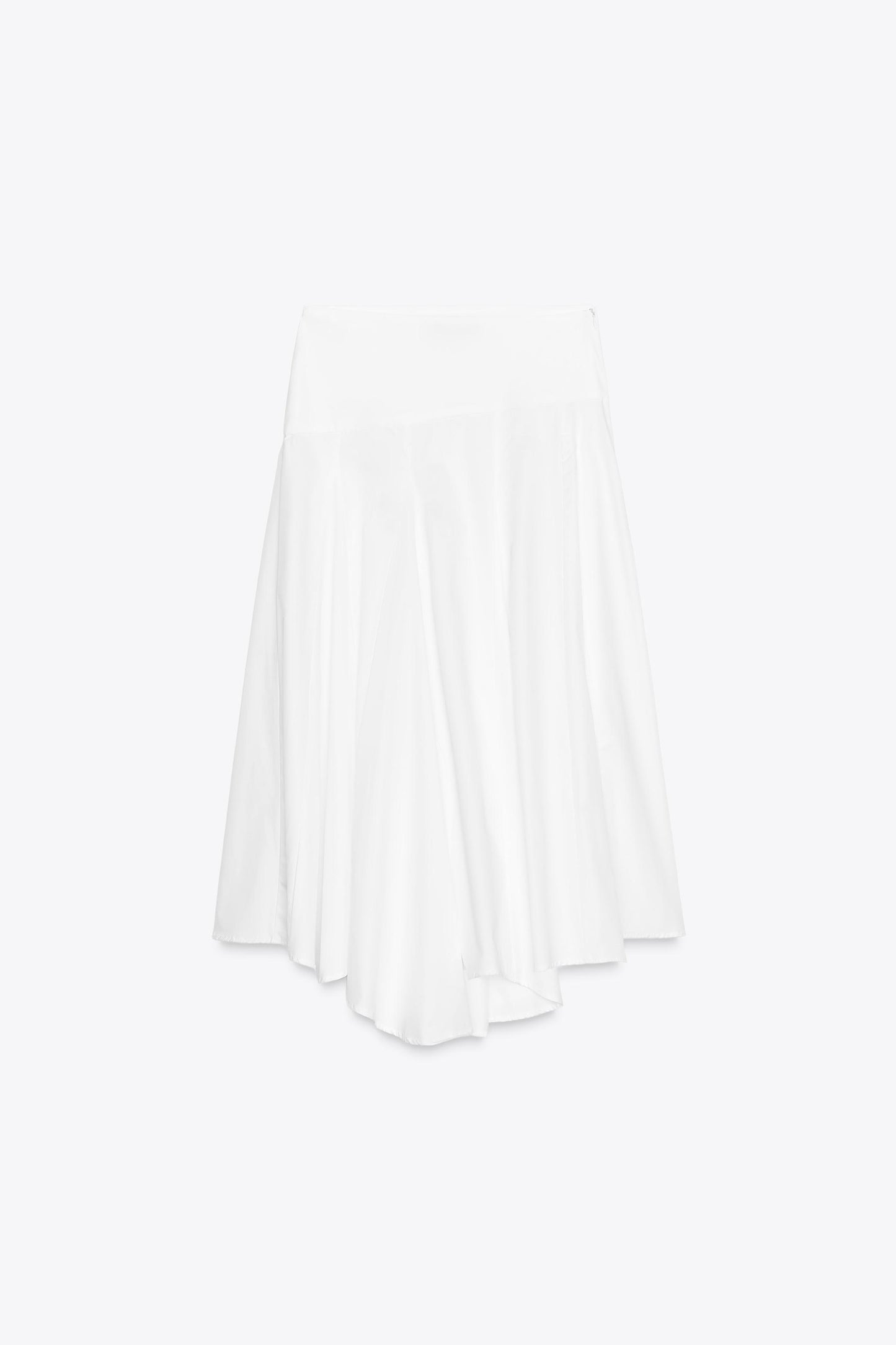 ASYMMETRIC MIDI SKIRT