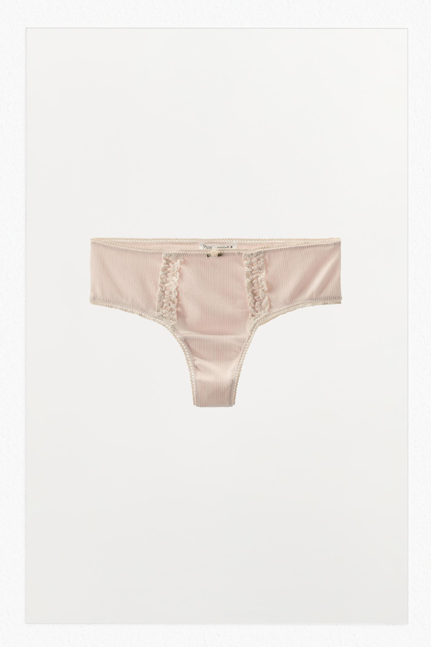 POINTELLE LACE TRIM BRIEFS