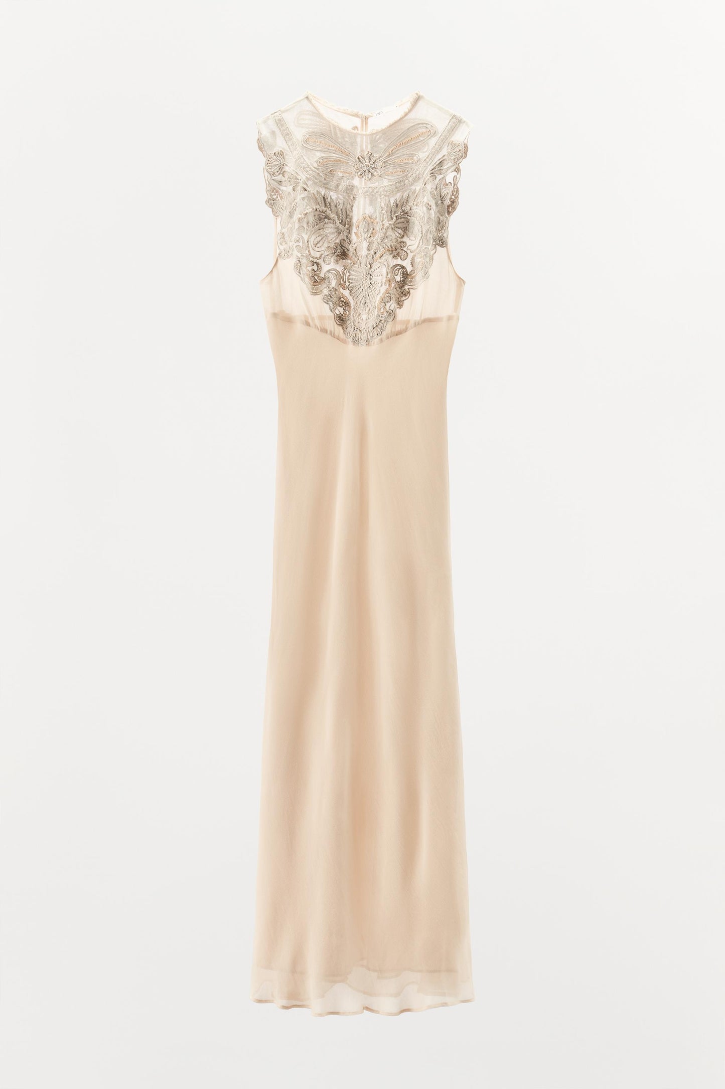 LIMITED EDITION EMBROIDERED DRESS WITH BEADING
