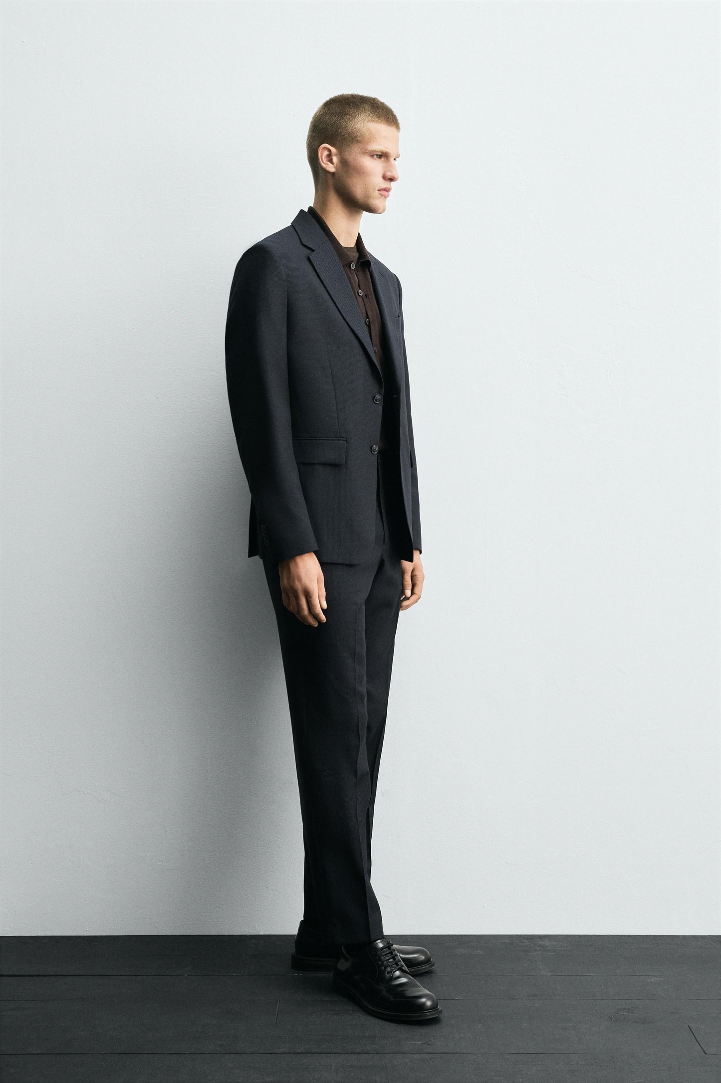 HOUNDSTOOTH SUIT BLAZER