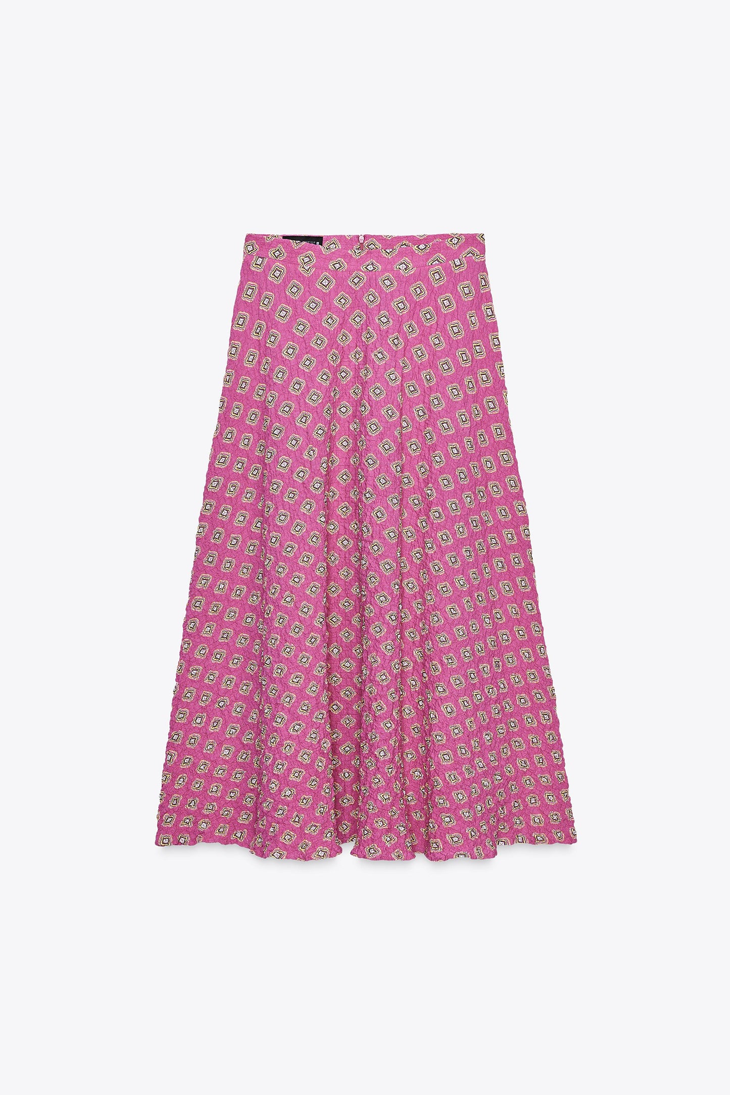 PRINTED MIDI SKIRT