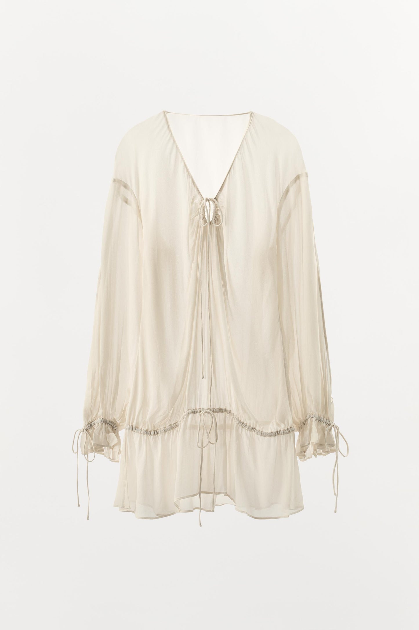 FLOWY SEMI-SHEER TOP