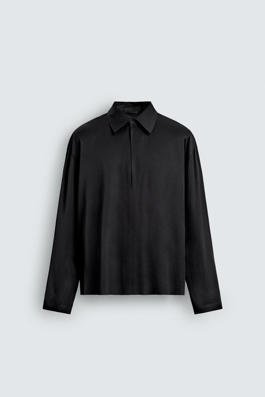 SATIN POLO SHIRT