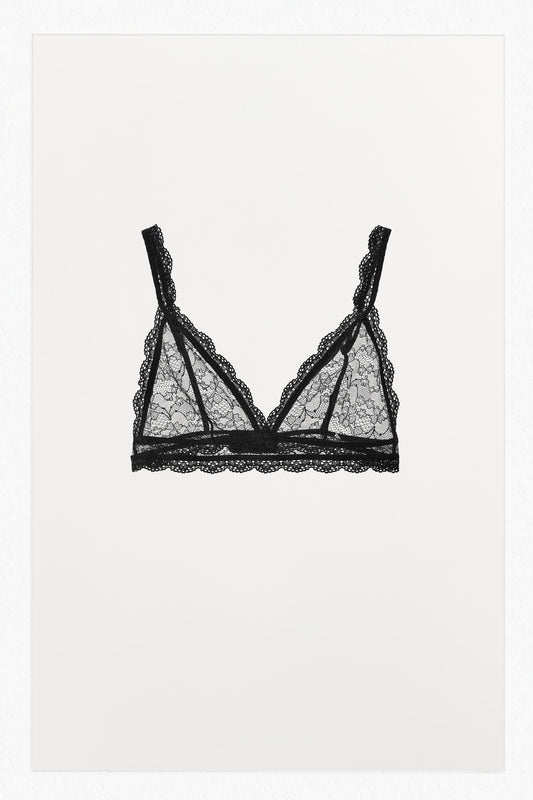 LACE TRIANGLE BRALETTE