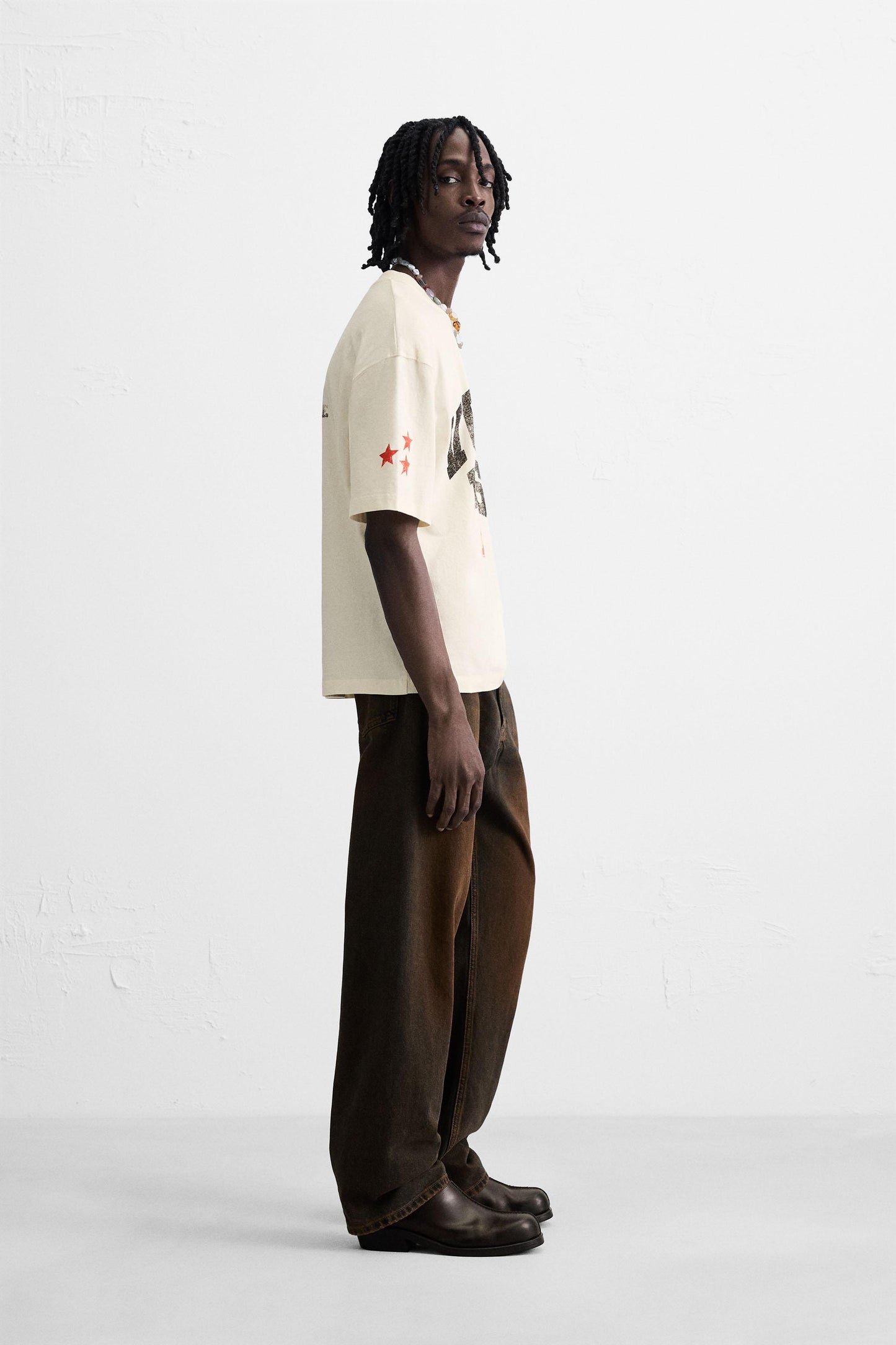 WASHED PRINT T-SHIRT