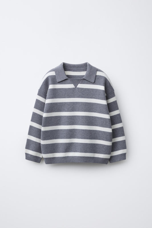 STRIPED KNIT SWEATER