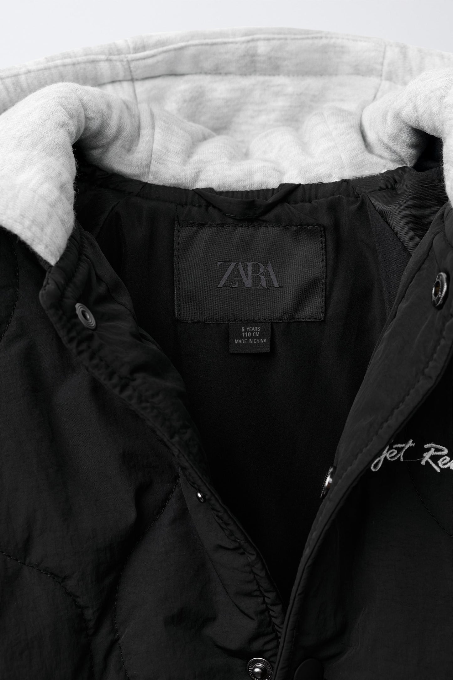 WATER REPELLENT HOODED PADDED BOMBER JACKET