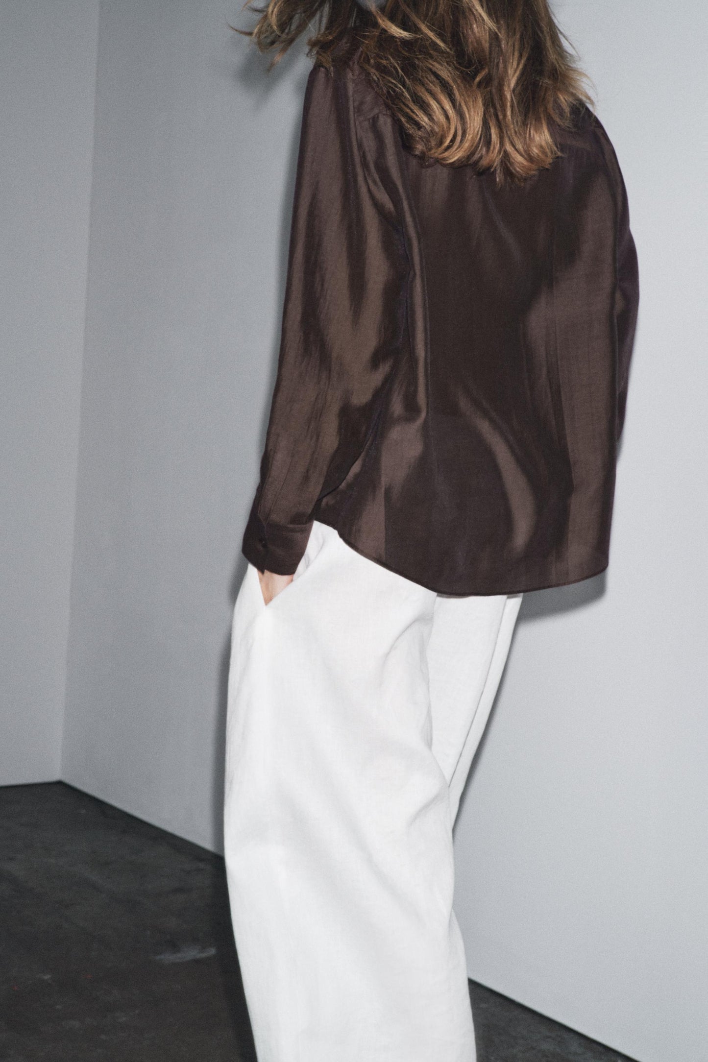 ZW COLLECTION EMBROIDERED POCKET SHIRT
