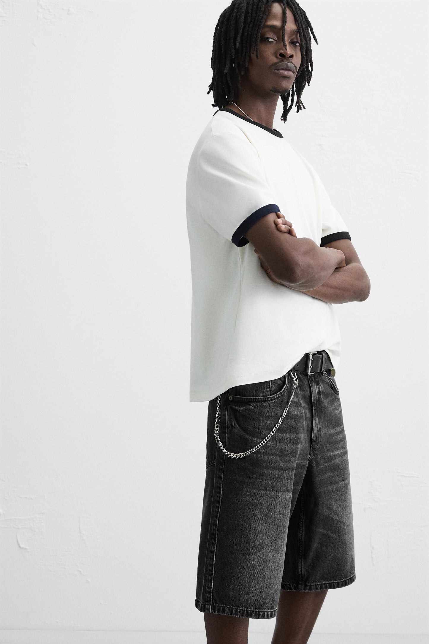 BAGGY FIT DENIM SHORTS