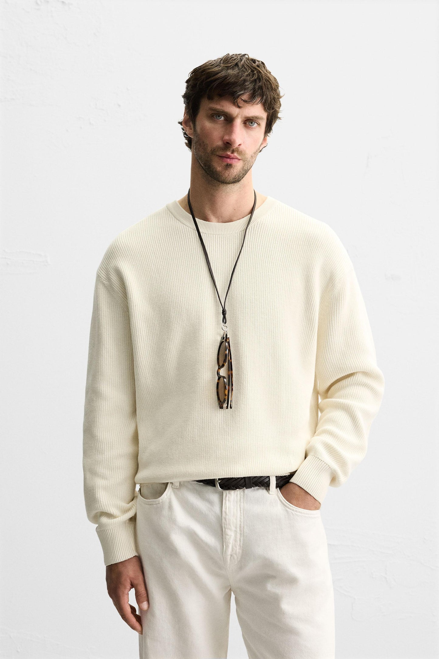 PURL KNIT SWEATER