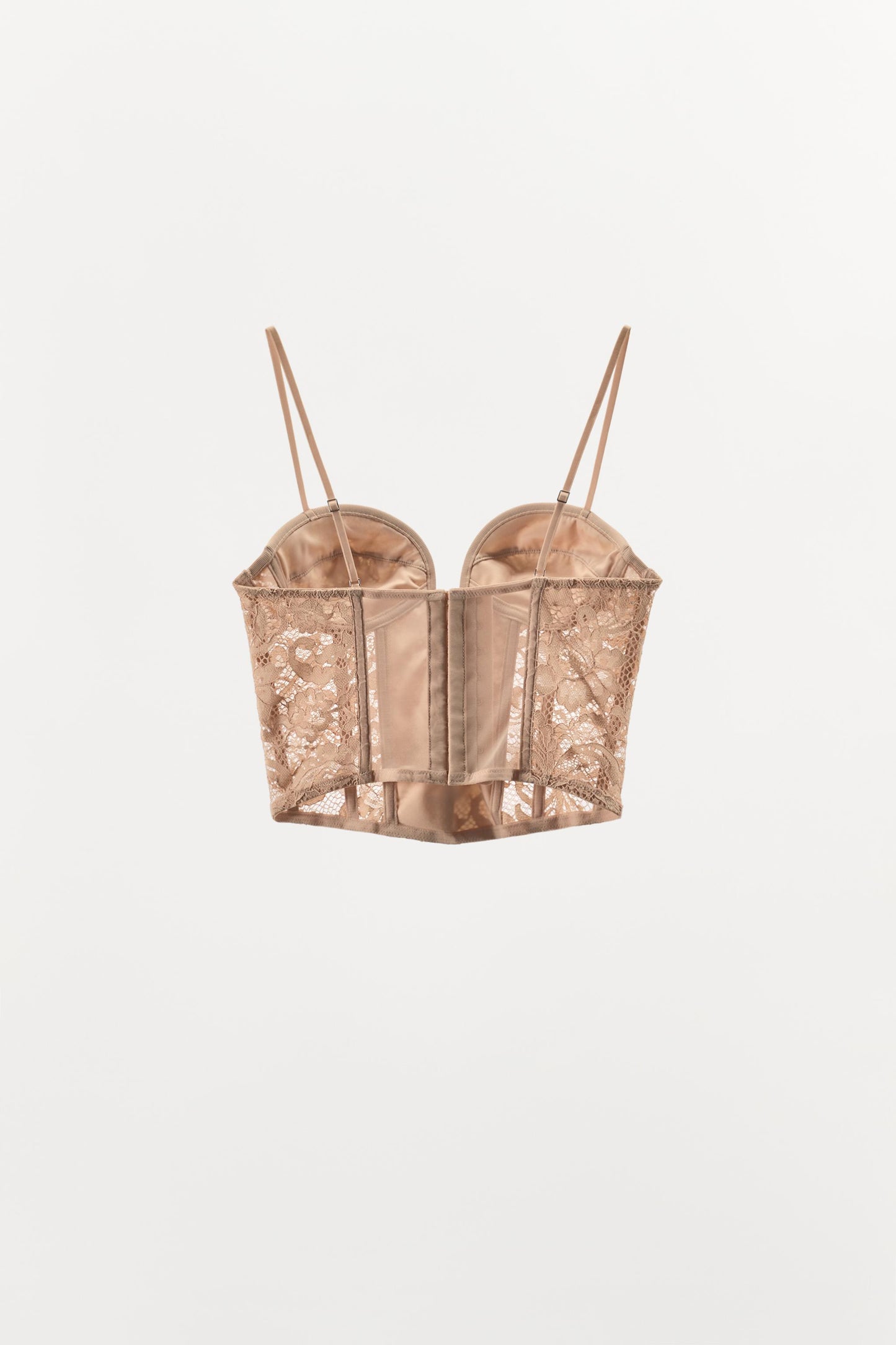 LACE NECKLINE CORSET