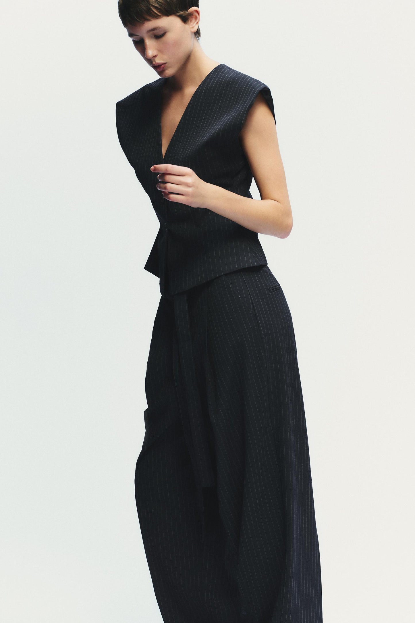 PINSTRIPE VEST