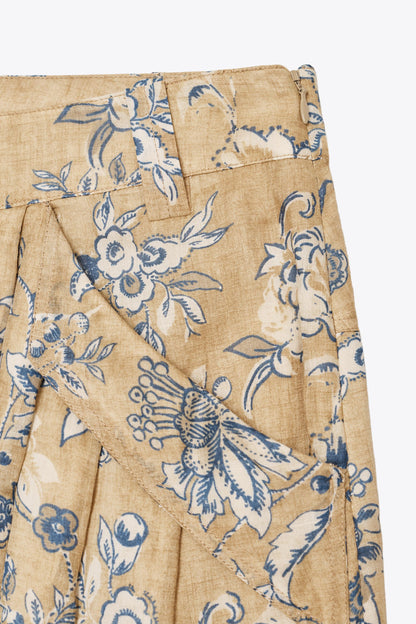 ZW COLLECTION RAMIE FLORAL PRINT SKIRT