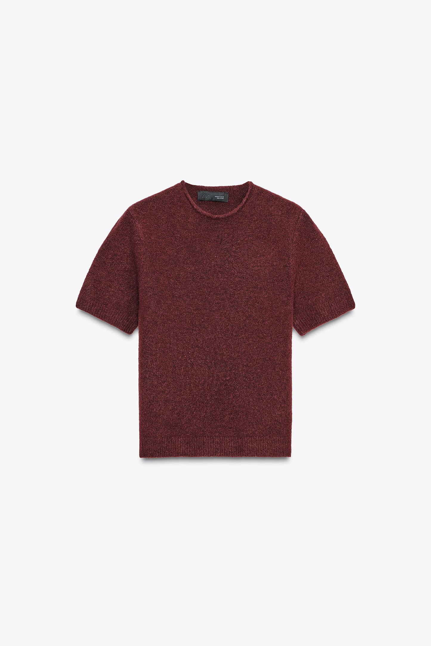 SHORT SLEEVE KNIT SWEATER