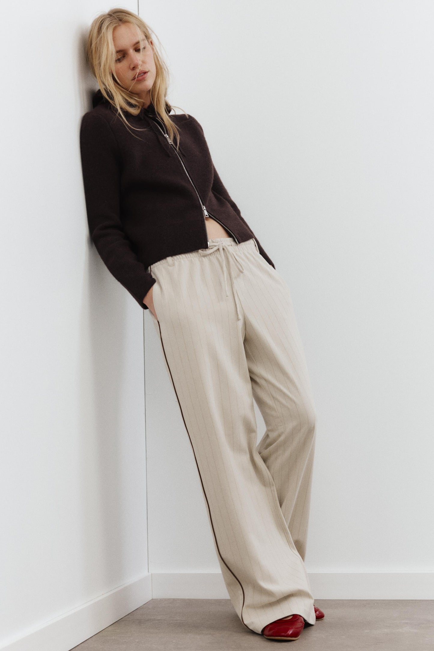 PATENT DOUBLE STRAP BALLET FLATS