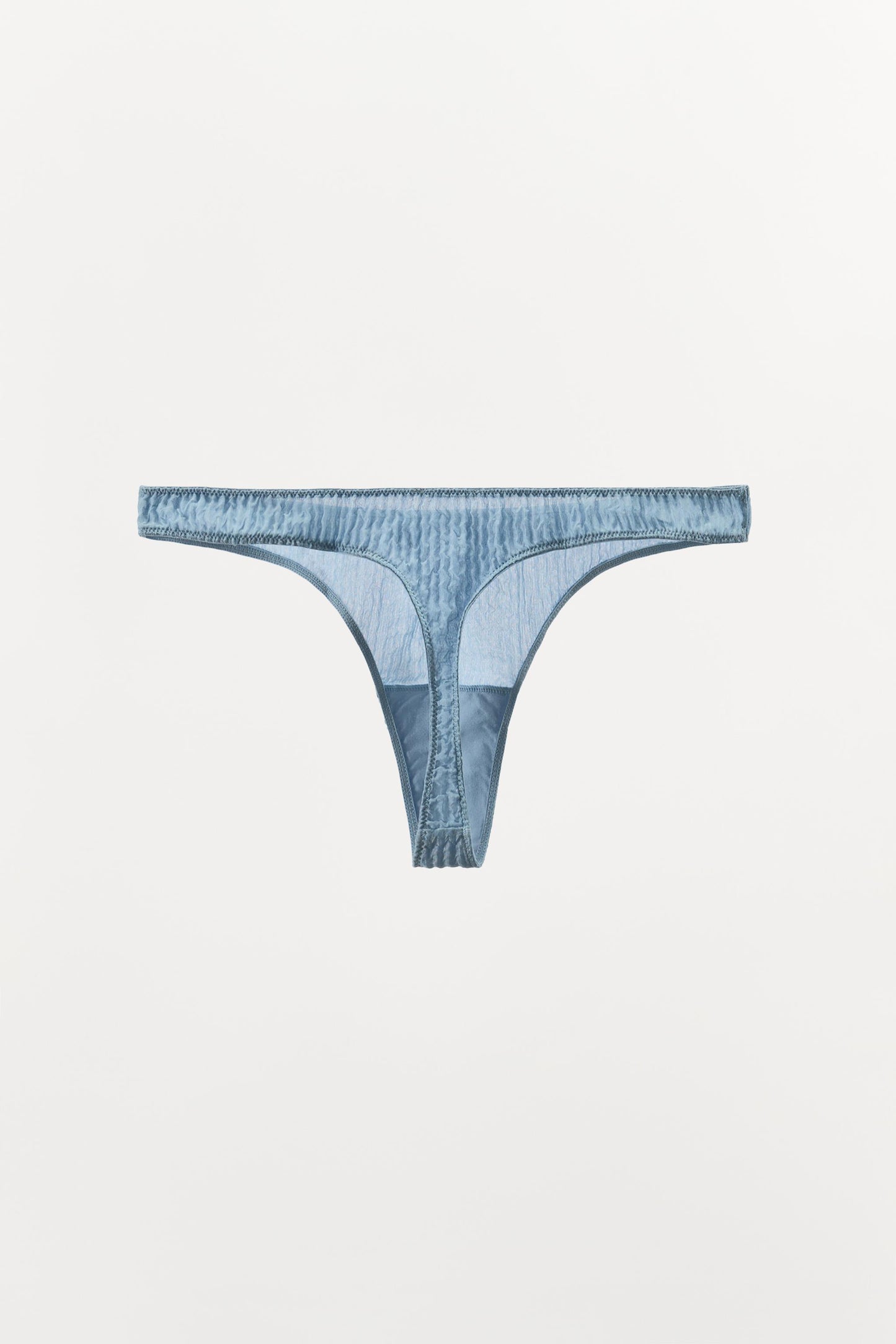 100% SILK WRINKLED EFFECT THONG LIMITED EDITION