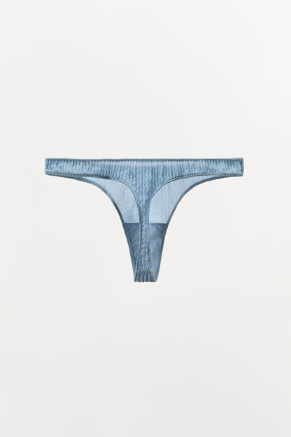 100% SILK WRINKLED EFFECT THONG LIMITED EDITION