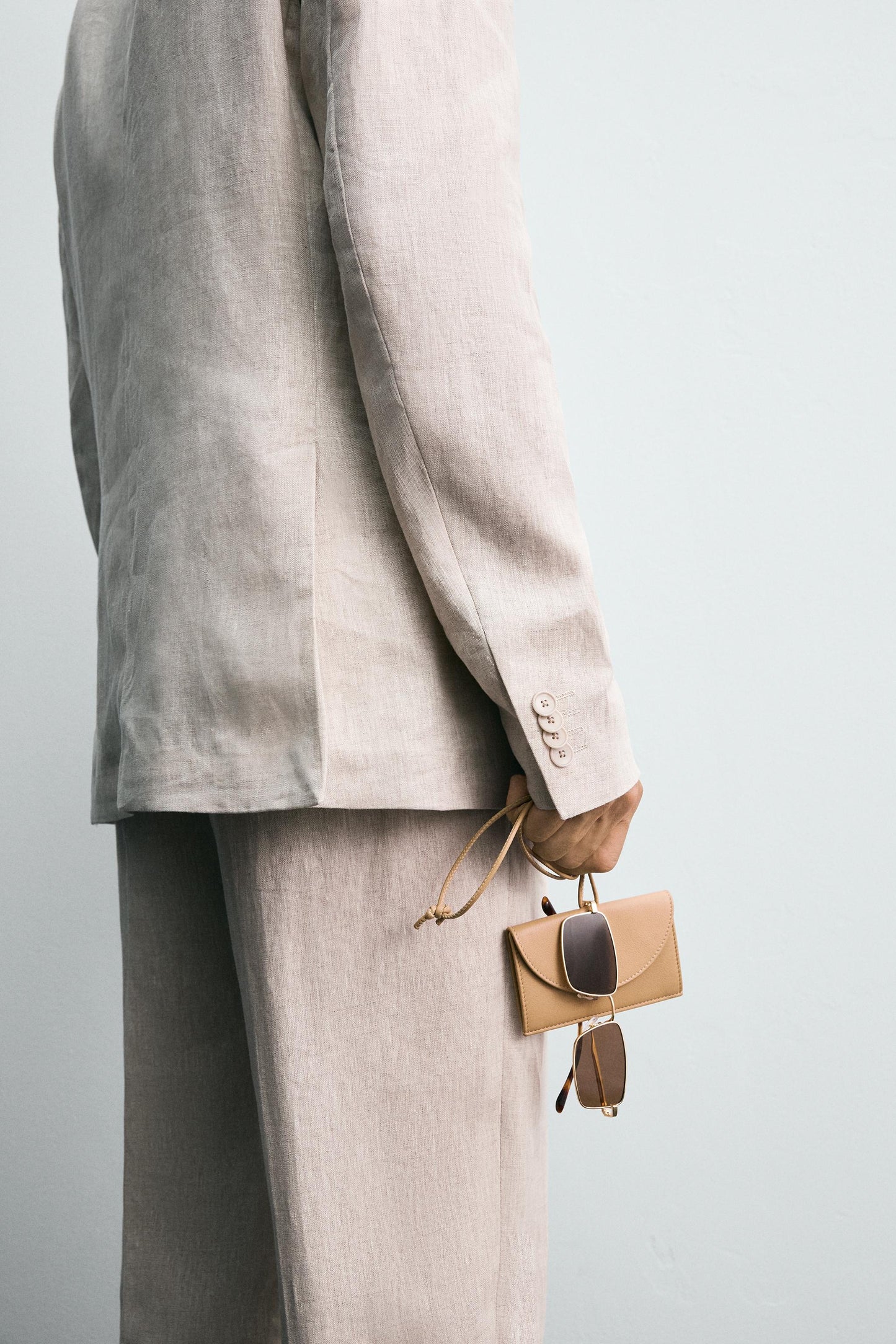 100% LINEN SUIT BLAZER