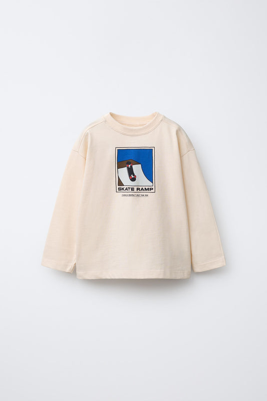 SKATE PRINT T-SHIRT